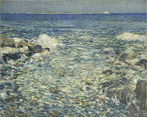 Childe hassam's, surf, isles of shoals (1913).