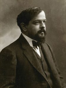 Claude Debussy in 1908.