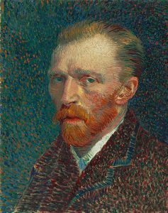 Self-portrait of Vincent Van Gogh.
