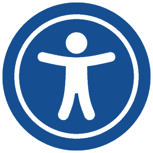 Logo of accessibility.