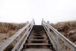 A Practical Guide: Implementing Rfid For Geofencing In Asset Tracking In 6 Steps 2 Wooden steps at the coast.