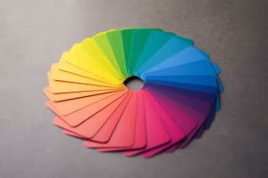 Comprehensive Guide To Complementary Colors In Web Design 1 A color wheel of various color cards.