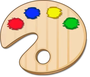 Comprehensive Guide To Complementary Colors In Web Design 3 Primary colors on a paint palette.