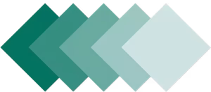 Green colors for RGB.