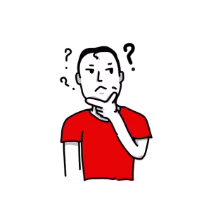Easy And Measurable Benefits Of Social Media Marketing (A 2025 Guide) 1 A drawing of man thining in a red shirt.