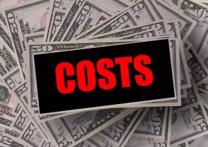 Gps Vs. Beacon For Geofence Accuracy: A Comprehensive Breakdown 4 Costs in red letters on a pile of money.