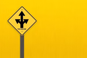 A Comprehensive Guide To Top Data Analytics Tools For Small Business 4 A sign that says your choice with a yellow background.