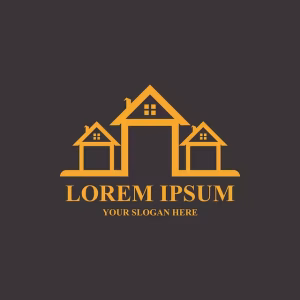 A drawn house with a slogan for home builder differentiation.