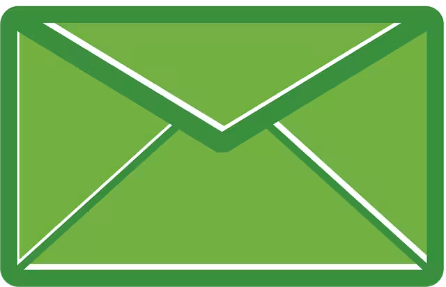 A green icon for an email.