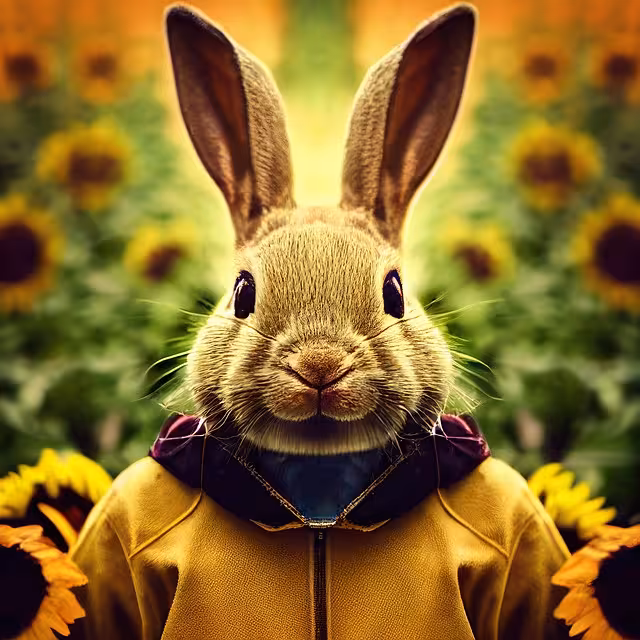 Allowing For Compassion: The Supportive Tone In Ai Personas 1 A rabbit in a yellow jacket.