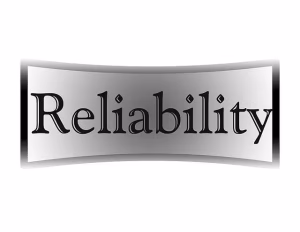 The Definitive Guide To Achieving The Approachable Tone In Ai Personas 1 Reliability in black letters and a silver background.