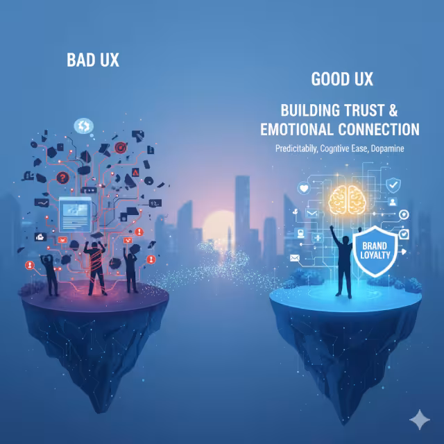 Bad ux vs. Good ux, a comparison.