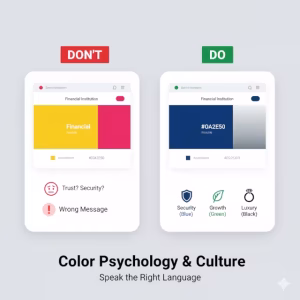6 Common Color Mistakes In Web Design (&Amp; How To Easily Fix Them) 3 A graphic showing color psychology and culture.