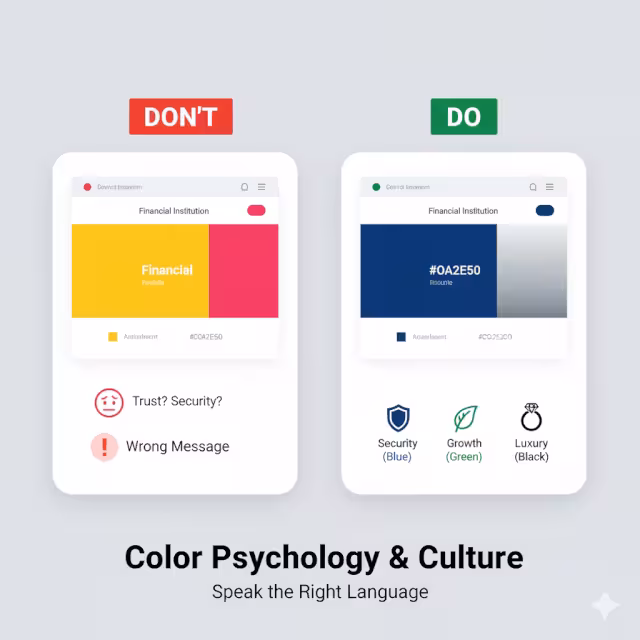 6 Common Color Mistakes In Web Design (&Amp; How To Easily Fix Them) 3 Color psychology and culture on two white tablets.