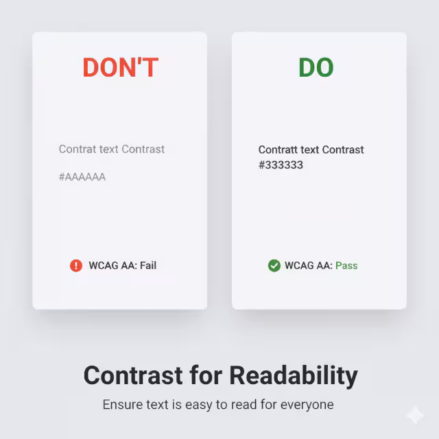 6 Common Color Mistakes In Web Design (&Amp; How To Easily Fix Them) 1 Color contrast for readability.