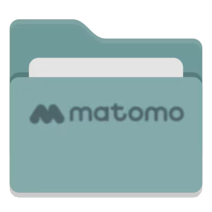 A green folder with Matomo on it for Matomo A/B Testing.