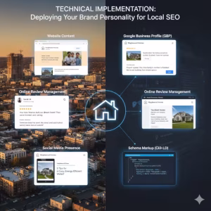 Technical implementation of brand personality.