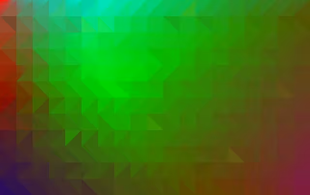 Gradients In Modern Web Design: Quiet Subtle To Striking 3 A green mesh gradient with polygon shapes.