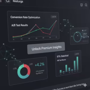 A graphic with conversion rate optimization for testing colors.