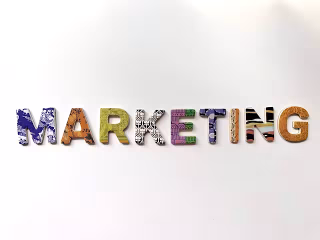 How To Use Ai Personas For 1:1 Marketing: An Easy Guide 2 Marketing spelled out in multi-colored letters.