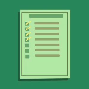 Ai Implementation Cost Breakdown (2026): From Basic To Enterprise Solutions 4 A drawing of a green checklist.