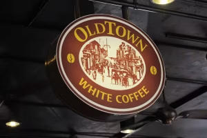 Oldtown White Coffee for brand differentiation of a commodity.