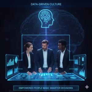 People looking at data.