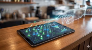 Data being collected from a tablet.