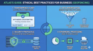Ethics for businesses using geofencing.