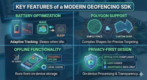 A modern geofencing sdk and its features.