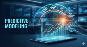 A predictive model on a tablet.