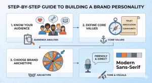Step-by-step guide to brand personality.