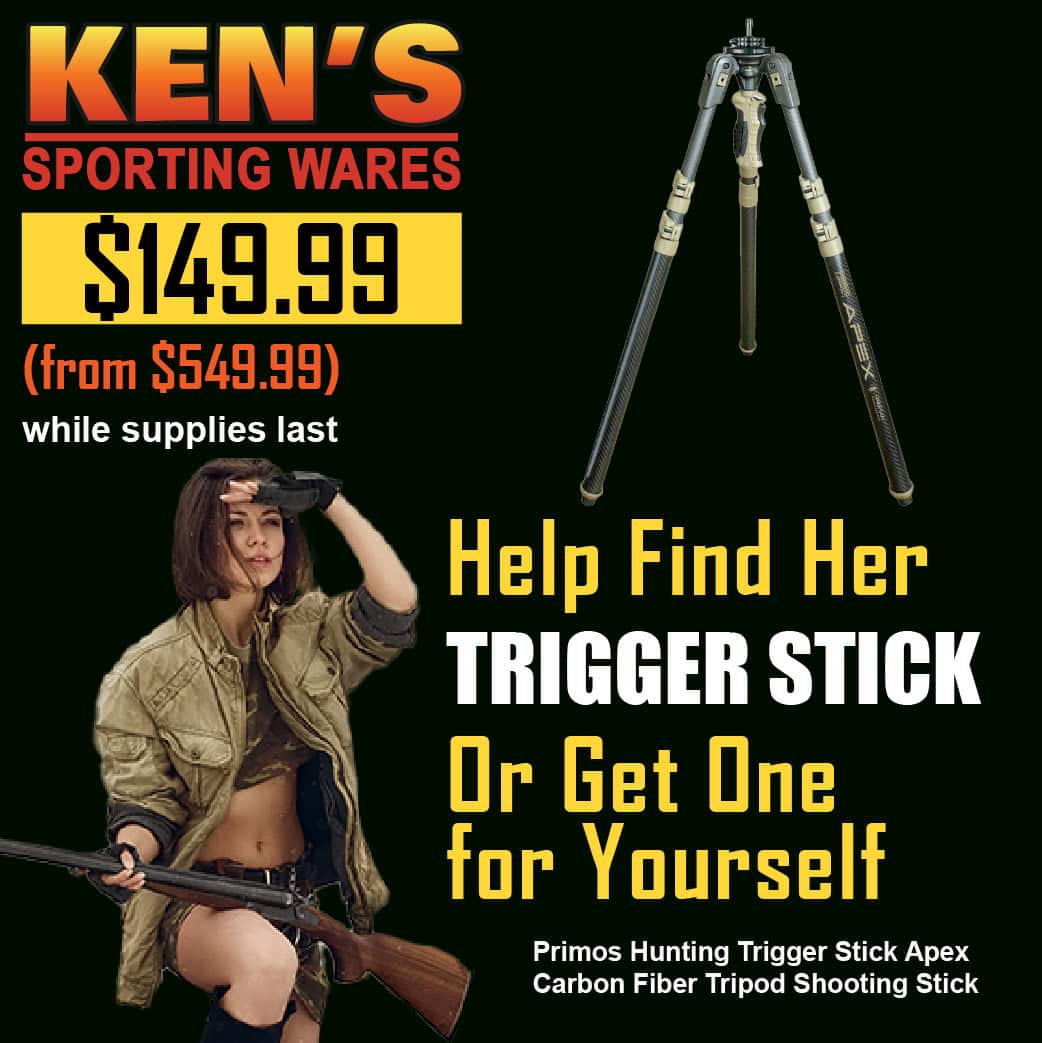 Ad for ken's sporting wares.