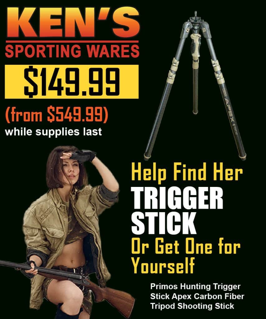 Ad for ken's sporting wares.