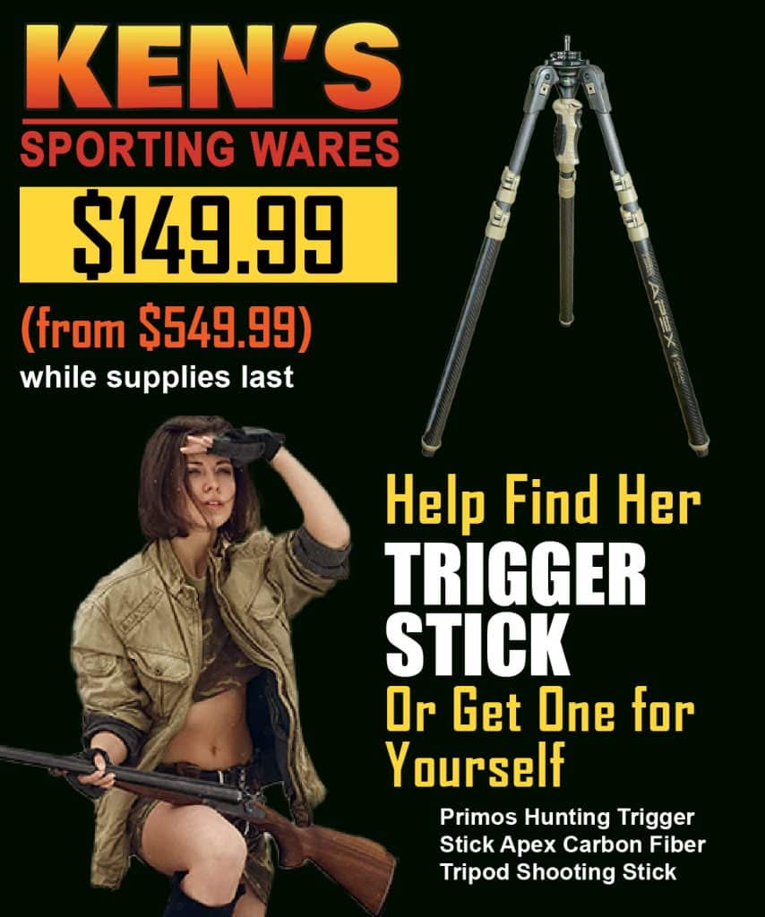 Ad for ken's sporting wares.