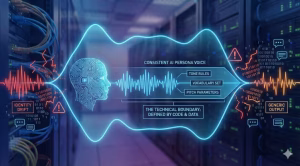 Technical aspects of ai persona voice.