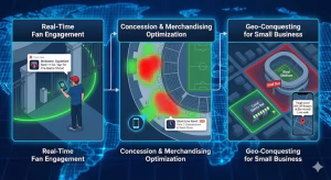 What Is Geofencing In Sports Marketing? A Comprehensive Guide For 2026 2 Geofencing applications in a stadium.