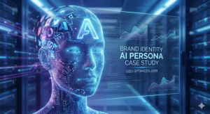 A depiction of a brand identity ai persona.